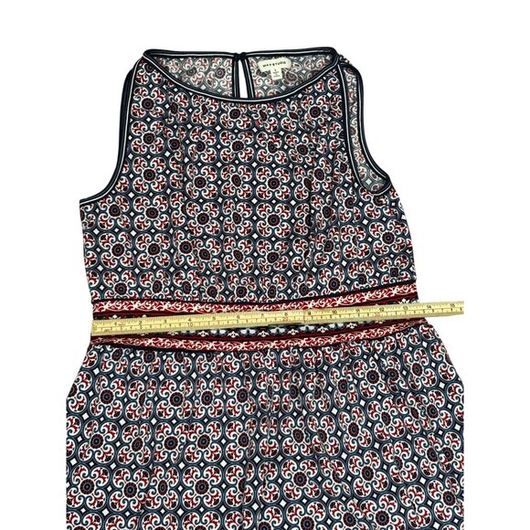 Max Studio Sleeveless Red White & Blue Geometric Print Dress S - Picture 9 of 10
